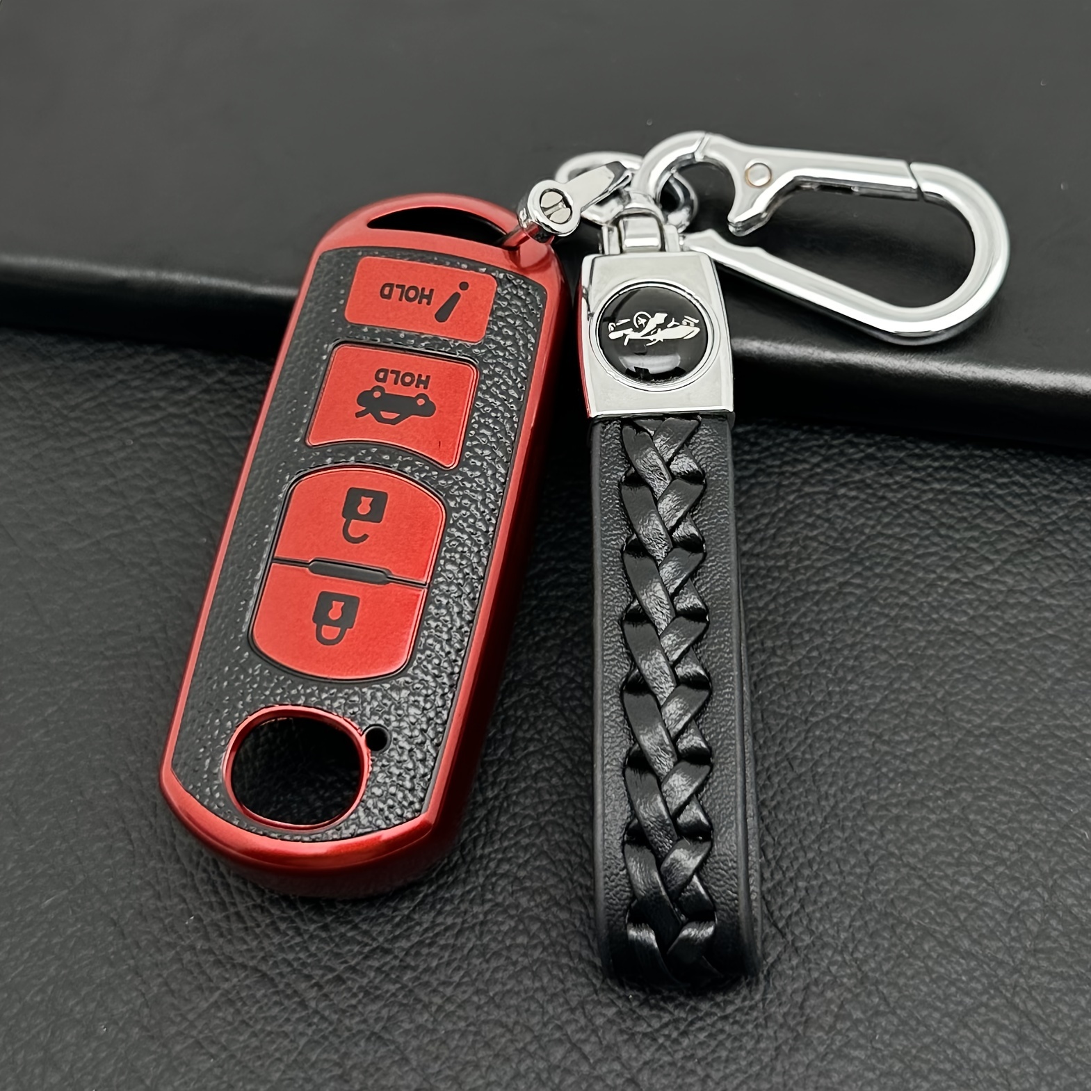 Key Fob Cover Keychain 3/6/8 Miata Mx 5 Cx 3 Cx 5 Cx 7 - Temu