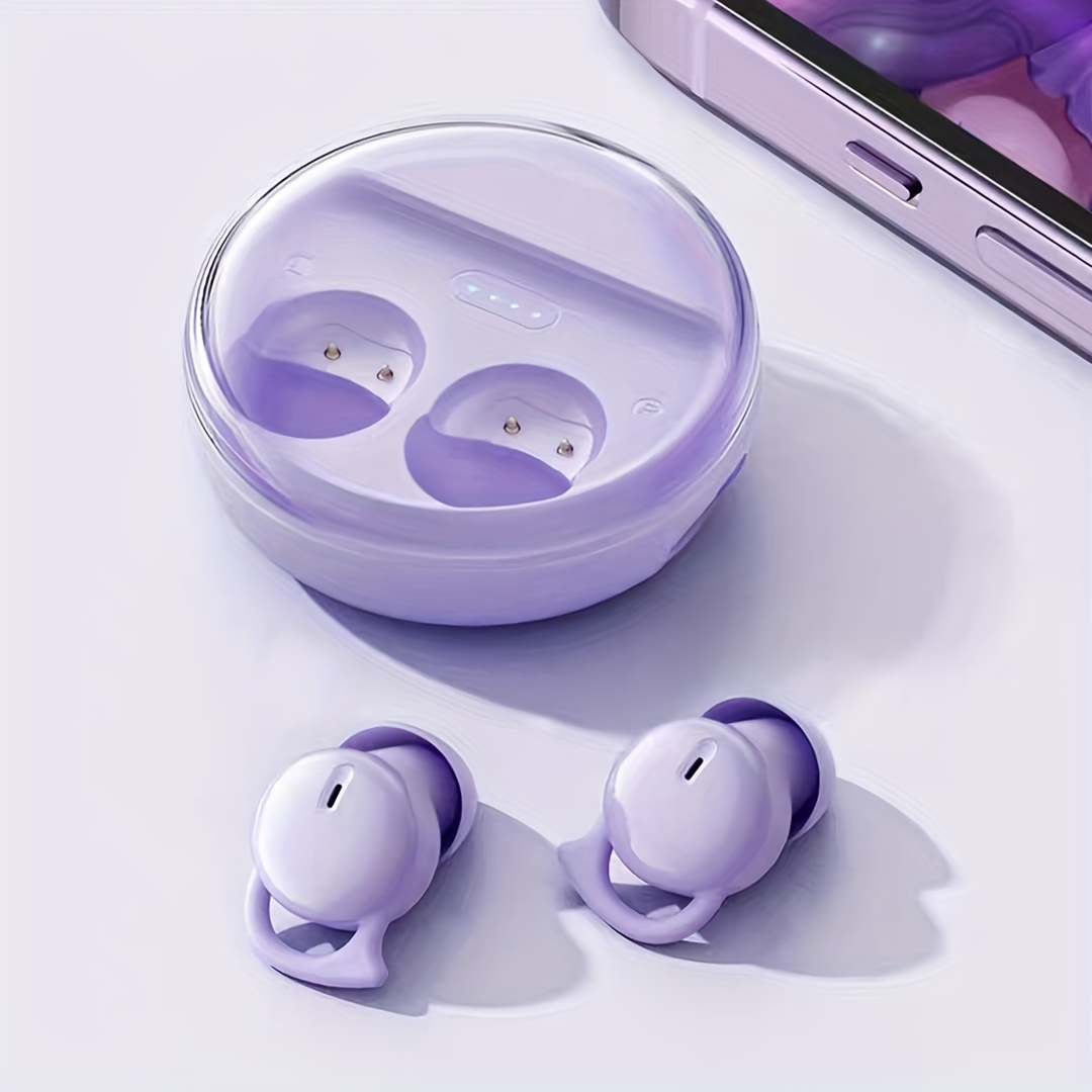 Mini auriculares inalámbricos invisibles con Bluetooth, modelo privado,  Mini auriculares deportivos pequeños para correr, tapones para los oídos  para dormir de larga duración - AliExpress
