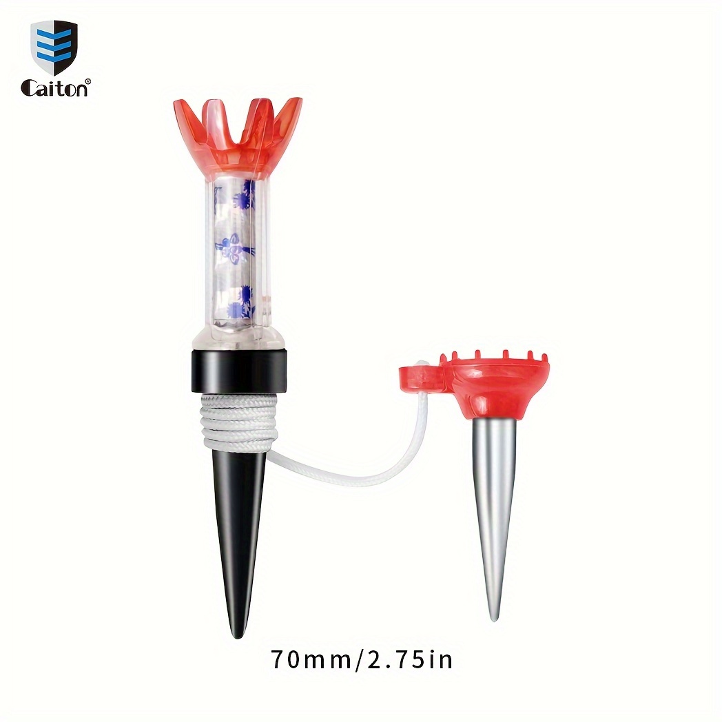 TEMU Caiton Golf Bi-Tee, Tee en métal, en option, /2,75 pouces, Améliore la stabilité et la distance de , Accessoires de golf