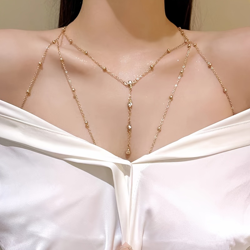 Body Chain Bra/silver Chain Bra/body Jewelry/bra Jewelry/ -  Canada