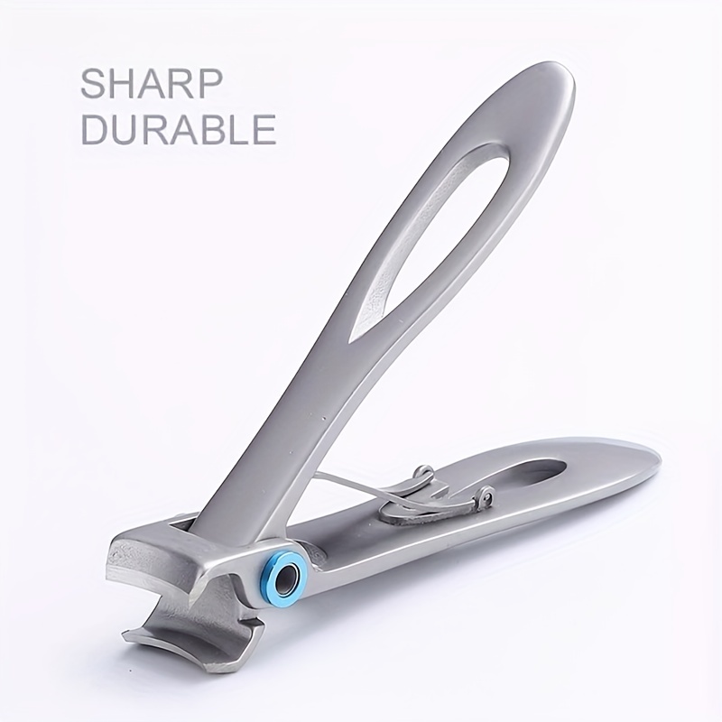 Nail Clippers for Thick Nails - Wide Jaw Opening Oversized Nail Clippers, Stainless Steel Heavy Duty Toenail Clippers for Thick Nails, Extra Large