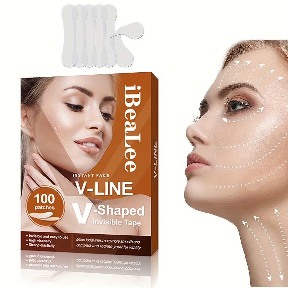 V shaped Face Lift Tape Invisible Instant Facial Lifting - Temu Cyprus