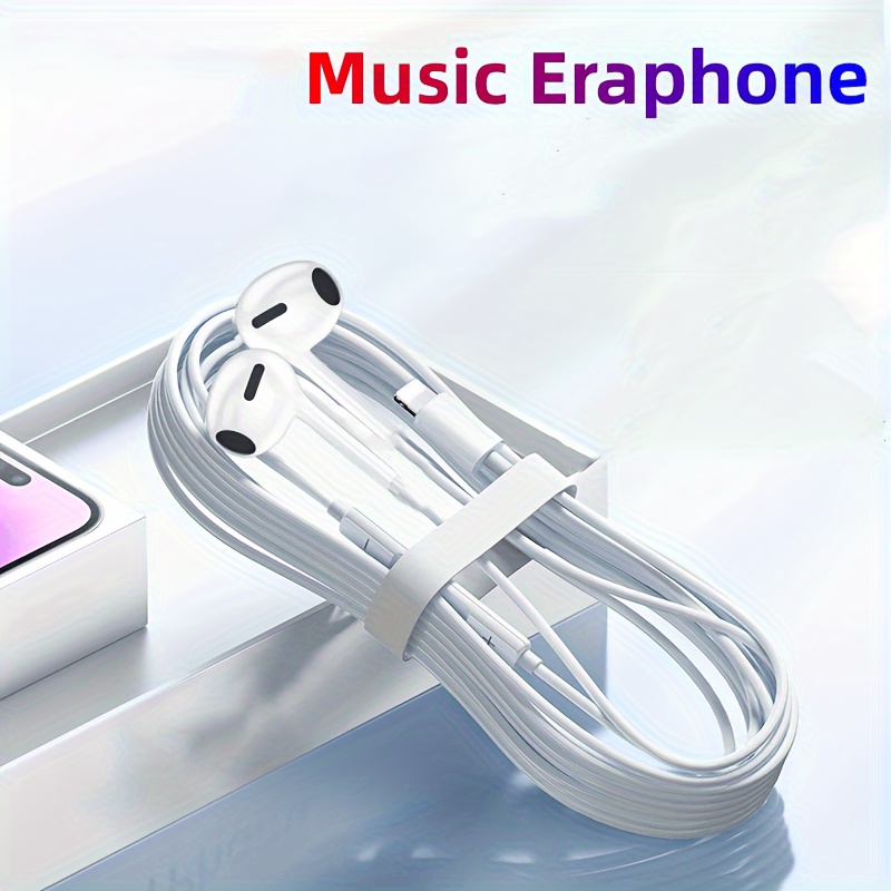 Auriculares con cable Bluetooth para Apple iPhone 15 Pro Max, auriculares  originales para iPhone 14, 13, 12, 11, X, XS, XR, 7, 8 Plus, accesorios  para teléfono