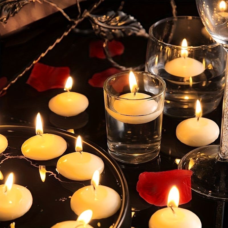 Richland Juego de 3 velas blancas de 3 x 6 pulgadas, sin perfume, sin  goteo, para bodas, hogar, vacaciones, relajación, spa, iglesia