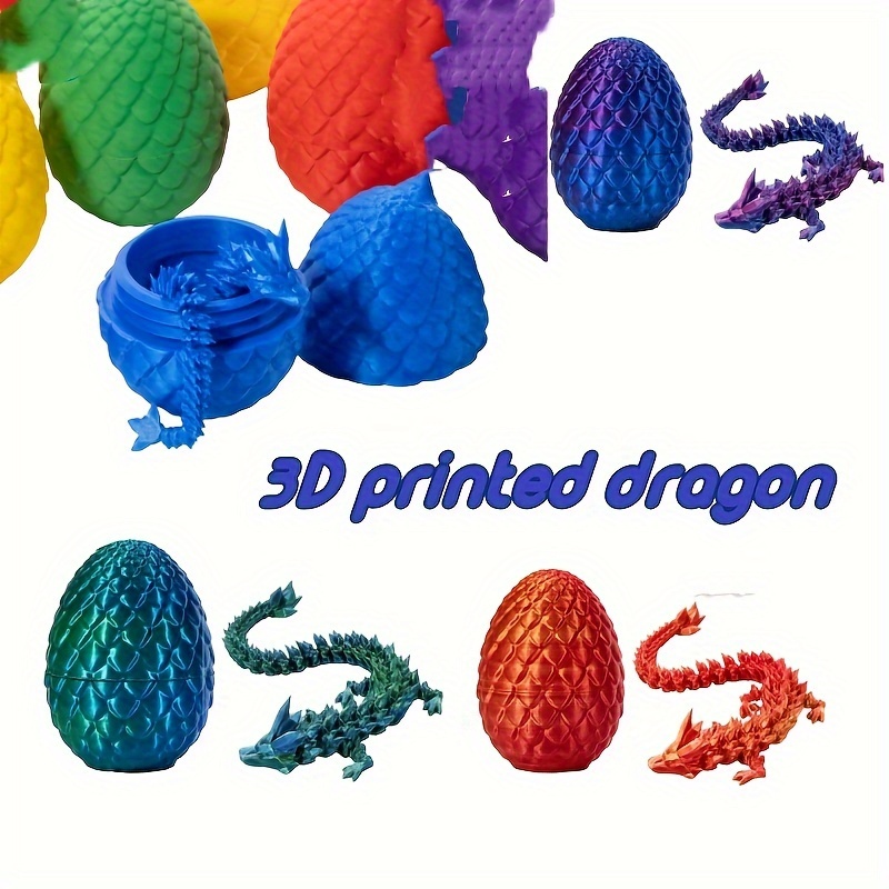 Unleash The Magic with Our Crystal Dragon Egg Fidget Toy - 3D
