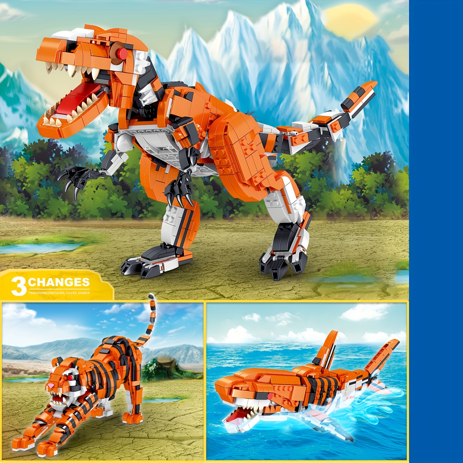 Dinosaur Toys Jurassic World Toys Lego Dinosaurs Puzzle Assembled Toy  Blocks