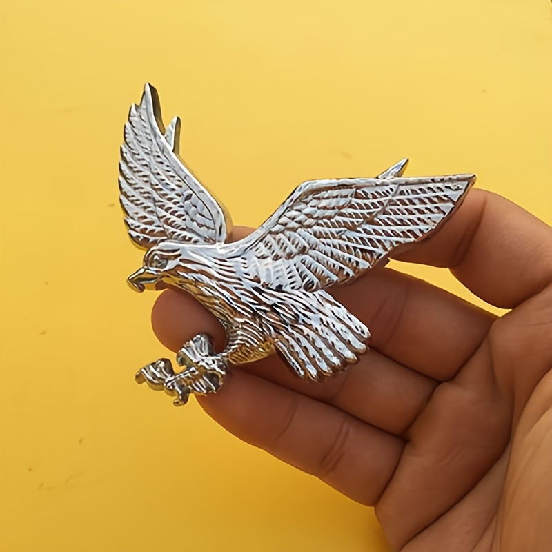 Elevate Your Ride With A 3d Metal Eagle Hawk Car Emblem Sticker!, Free  Shipping For New Users