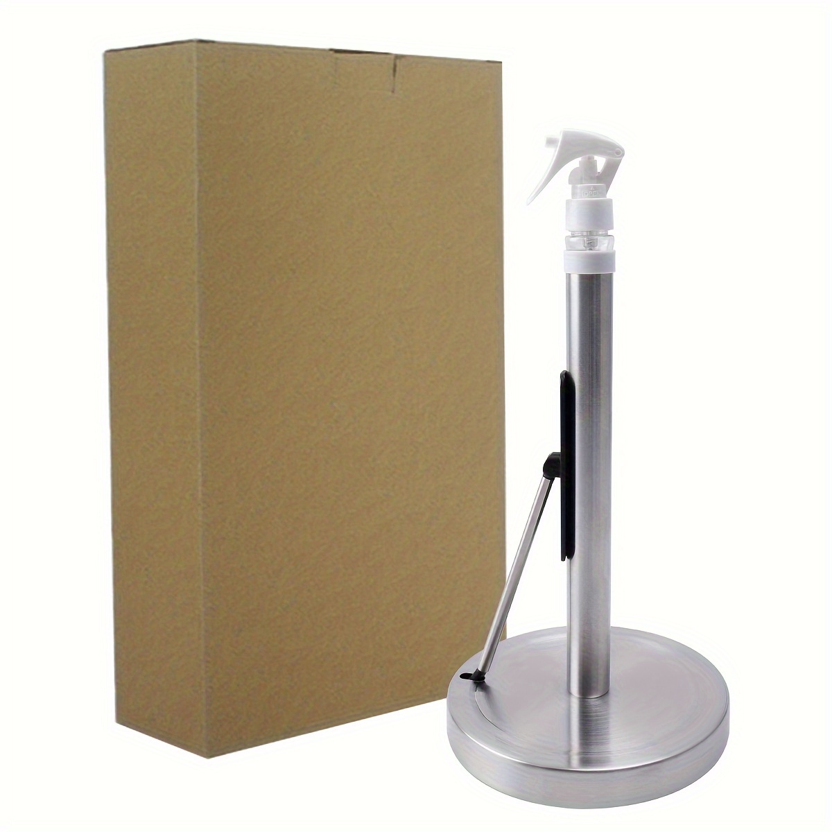 Kitchen Paper Towel Holder with Spray Bottle Stainless Steel Roll