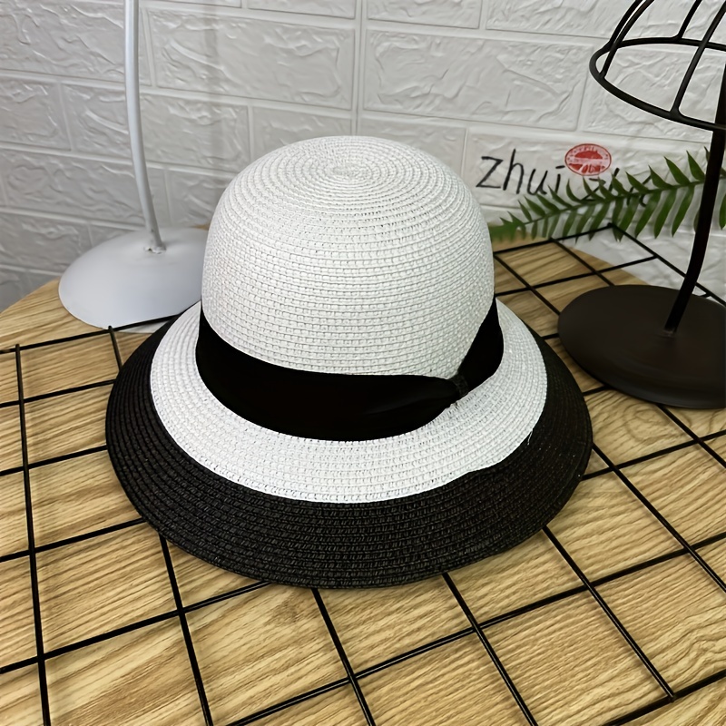 Straw Fisherman Hat Outdoor Sun Protection Beach Vacation Hat