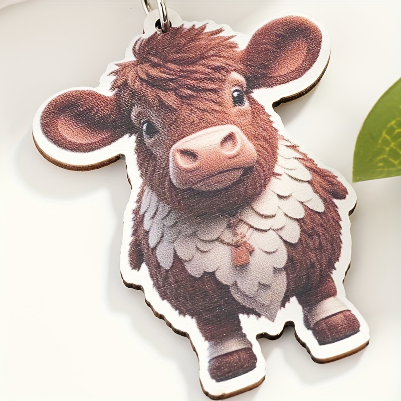 Highland Cow Keychain as Cute as a Real Cow -  in 2023