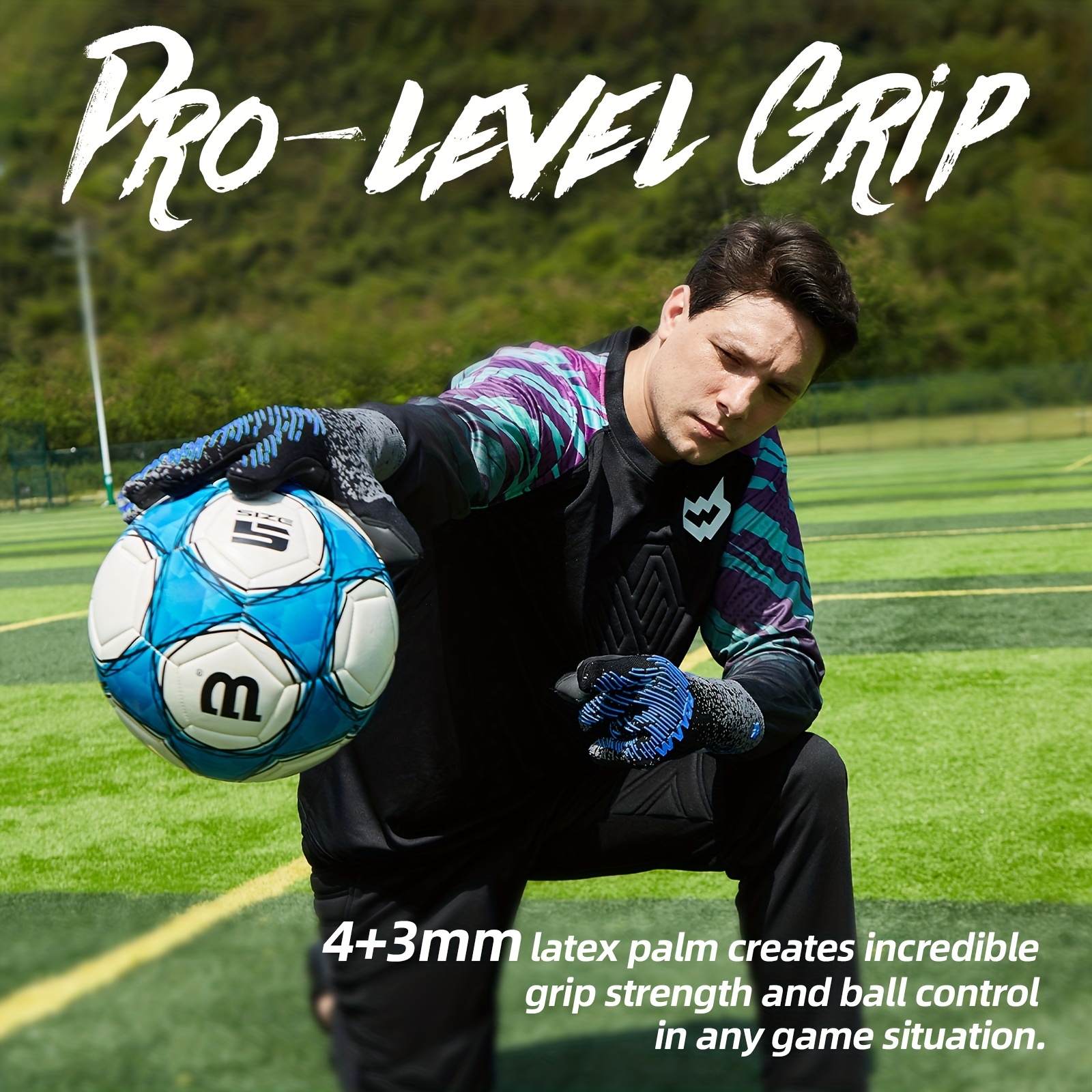 Soccer Goalie Gloves High Performance Goalkeeper Gloves - Temu