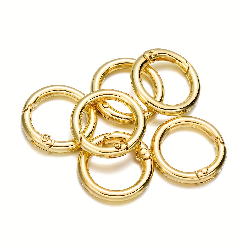 Golden O Rings Metal Ring Round Clips For Replacement - Temu