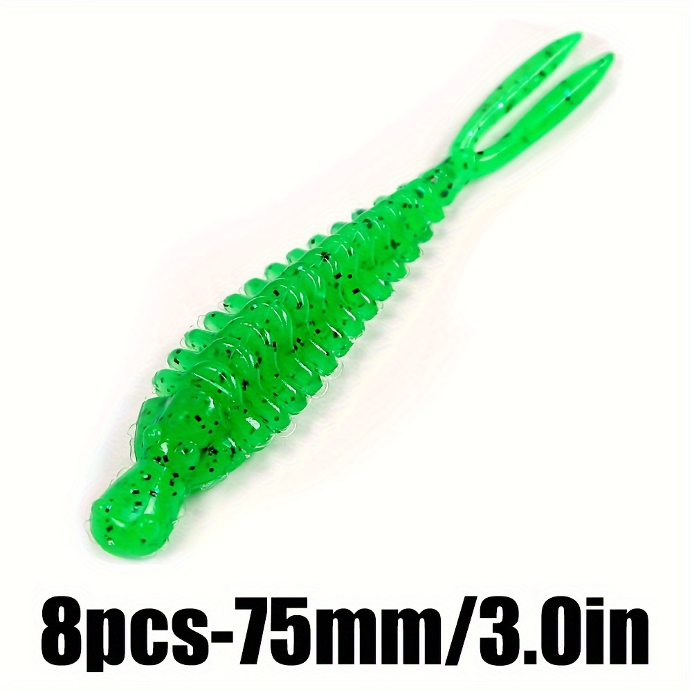 B u Soft Fishing Lures Silicone Worm Bass Pike Minnow - Temu