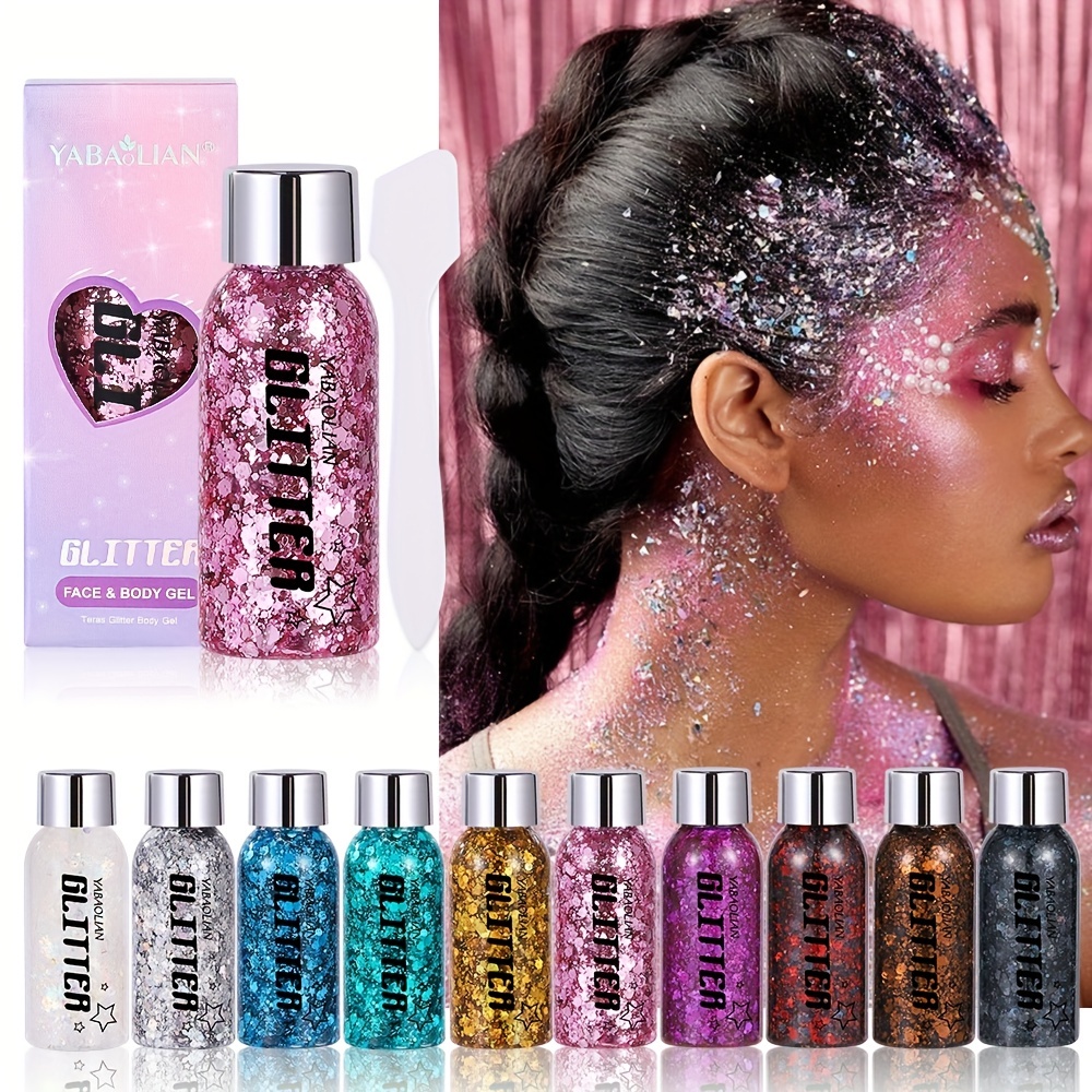 How to make glitter gel for hair 