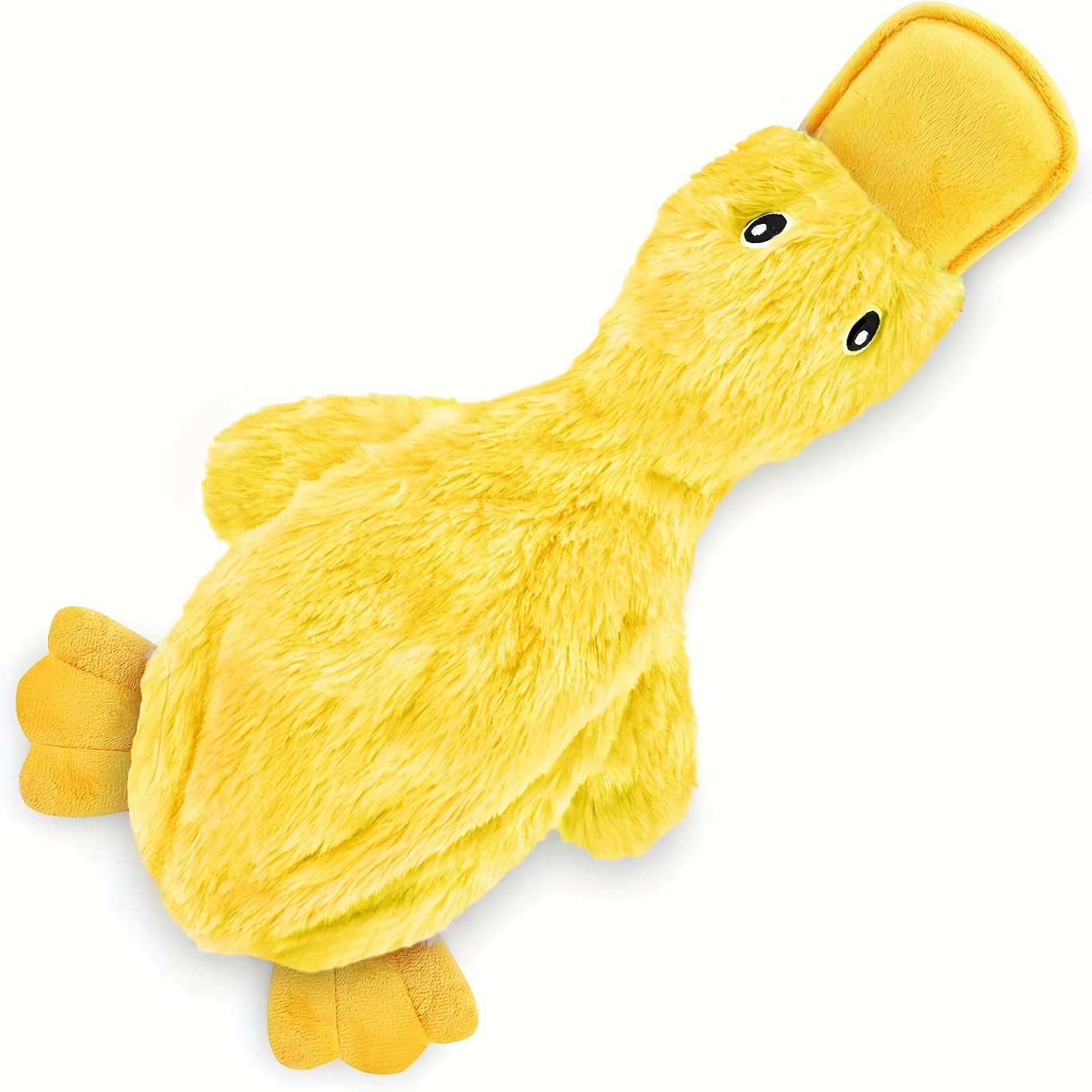 

1pc Duck Design Pet Grinding Teeth Squeaky Plush Toy, Chewing Toy For Dog Interactive Supply