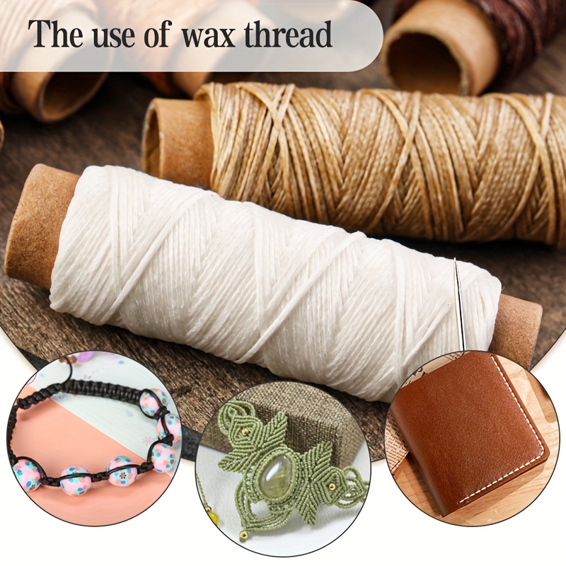 10 Color Wax Thread For Sewing Every 33 Yards, Suitable For Leather  Craftsmanship Diy, Shoe Repair, Binding, And Leather Sewing - Temu Germany