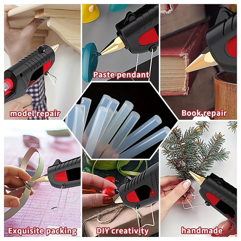 20pcs/Set Mini Hot Glue Gun Sticks, 0.43 X 4 Inches, Compatible With Most  Glue Guns,Multipurpose For Art, Craft, DIY And Most Gluing Projects, Clear