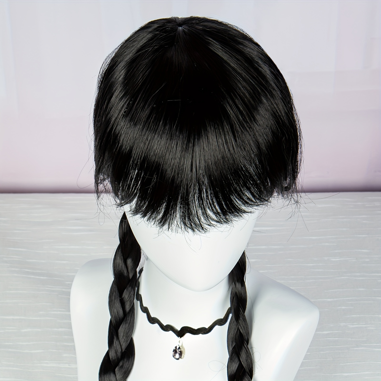 Synthetische Ombre-Blond Perücke Mit 4x Twist Zöpfen & Spitzenfront – 1B/30, 32 Zoll