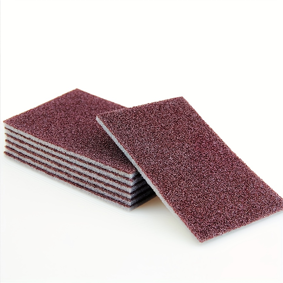 6pcs Carborundum Remover Sponge for Rust Stains Cleaning Brush