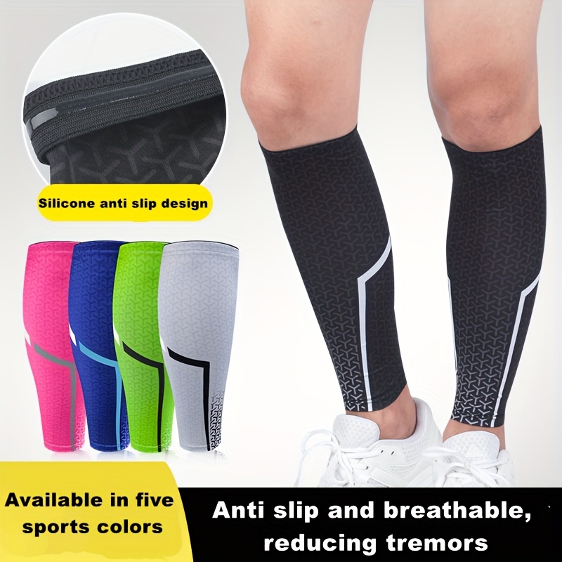 1pc Adjustable Magic Tape Calf Compression Leg Sleeve For Basketball,  Running, Cycling, Hiking, Football, Outdoor, Etc.
