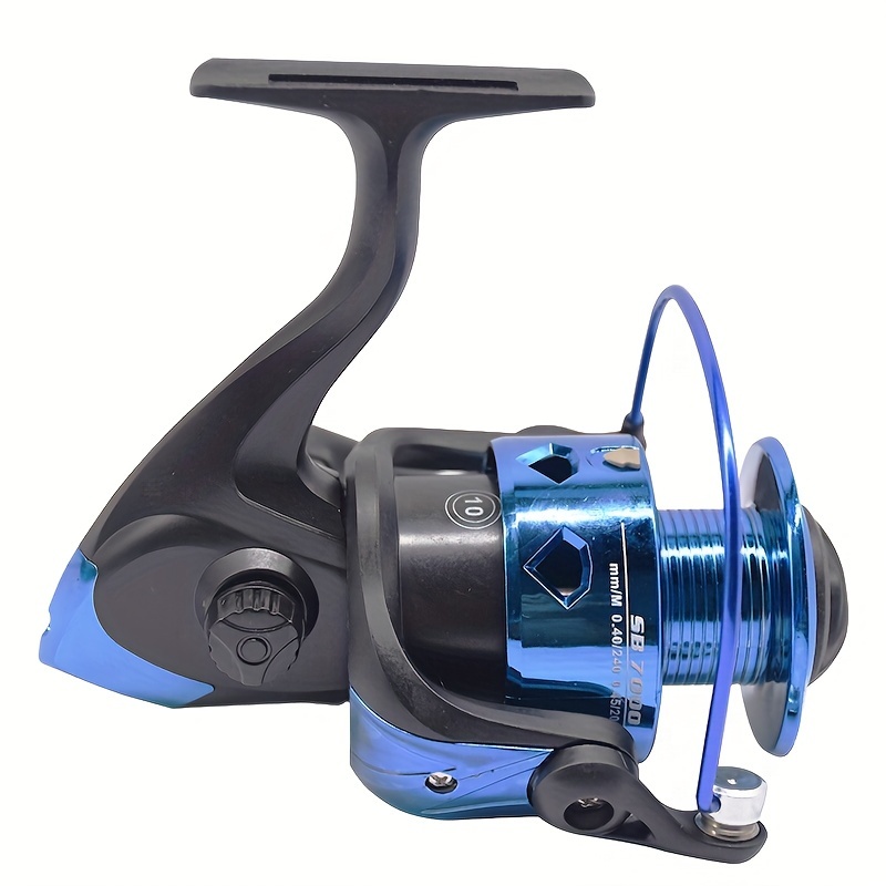 1pc Spinning Fishing Reel, 5.2:1 Gear Ratio, Smooth Long Casting Reel, Left  And Right Hand Interchange Handle, Outdoor Fishing Tackle