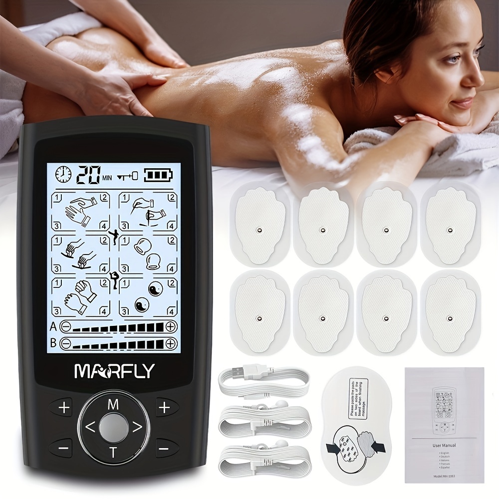 Appareil de massage électrique TENS Pulse, EMS, stimulateur