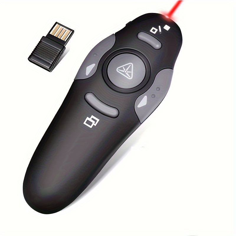 Présentateur sans fil RF 2.4GHz Présentation à distance Contrôle USB PowerPoint  PPT Clicker Contrôleur PPT Présentation Télécommande 
