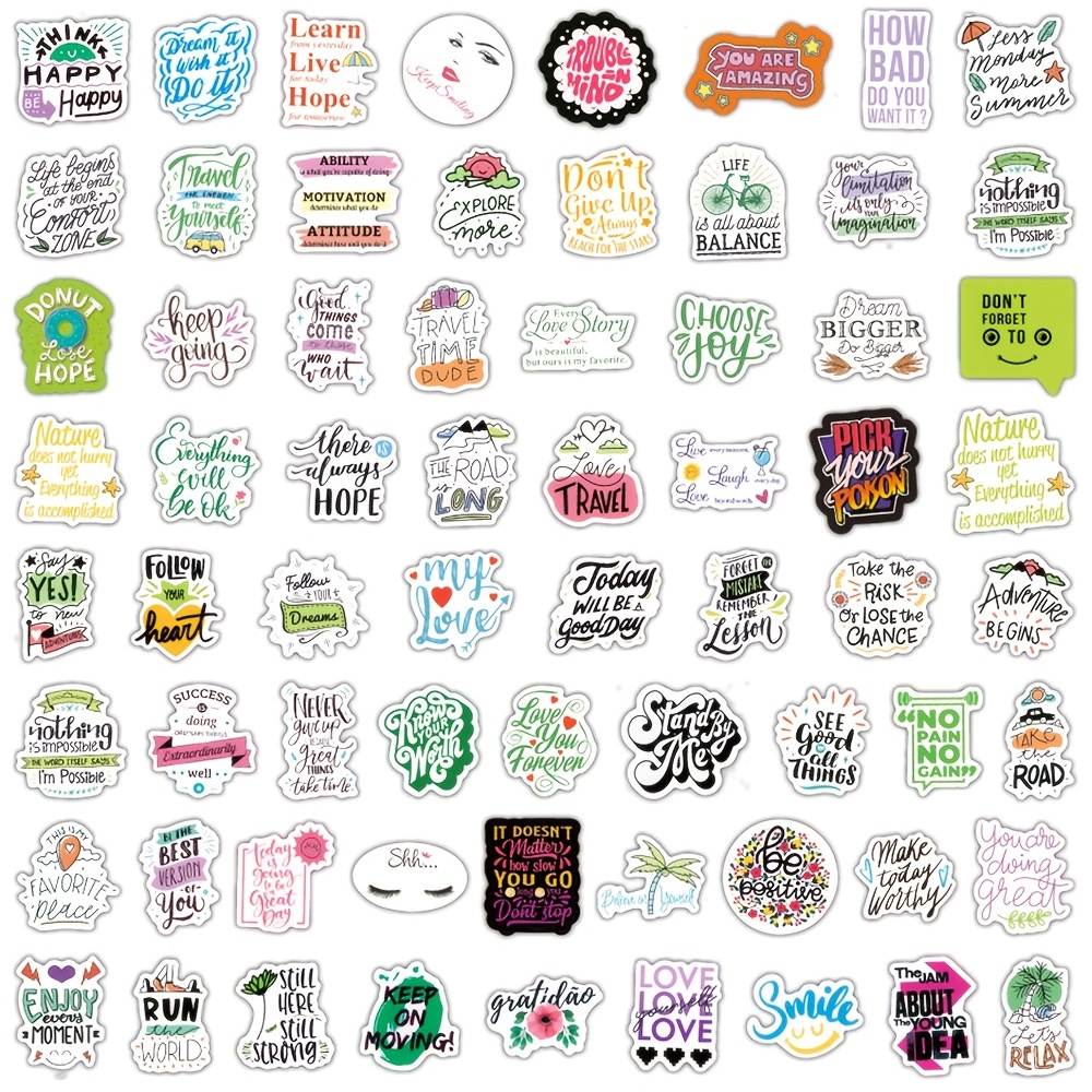 Positive Words Stickers for Sale