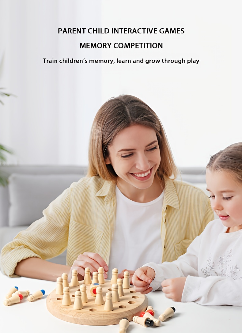 brain memory chess toy for brain memory training and concentration training parent   game chess details 1