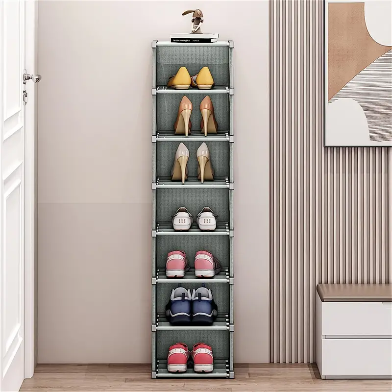 Floor Standing Shoes Rack, Simple Assembled Shoes Storage Shelf