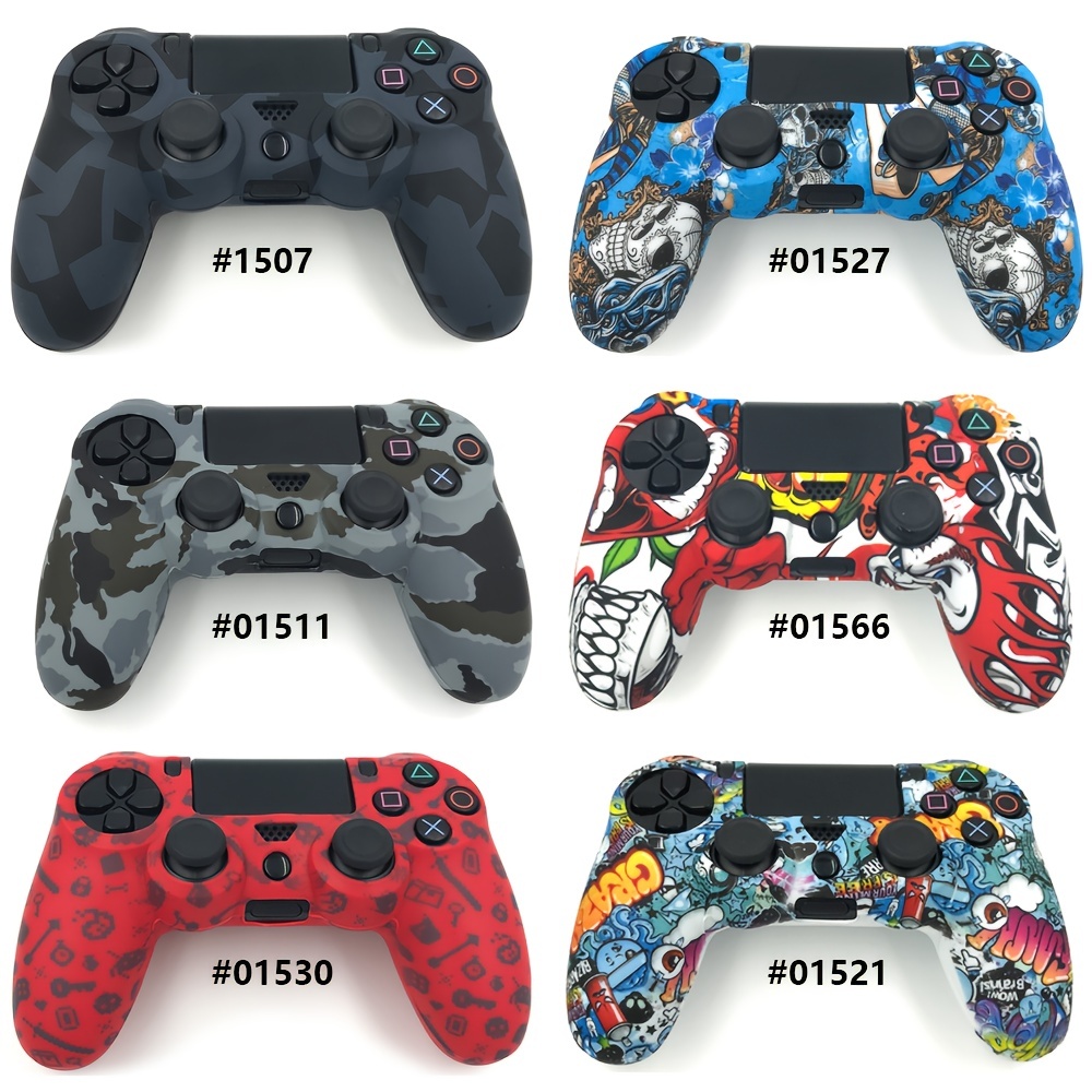 New Silicone Cover Case Ps4 Controller Protective Skin - Temu