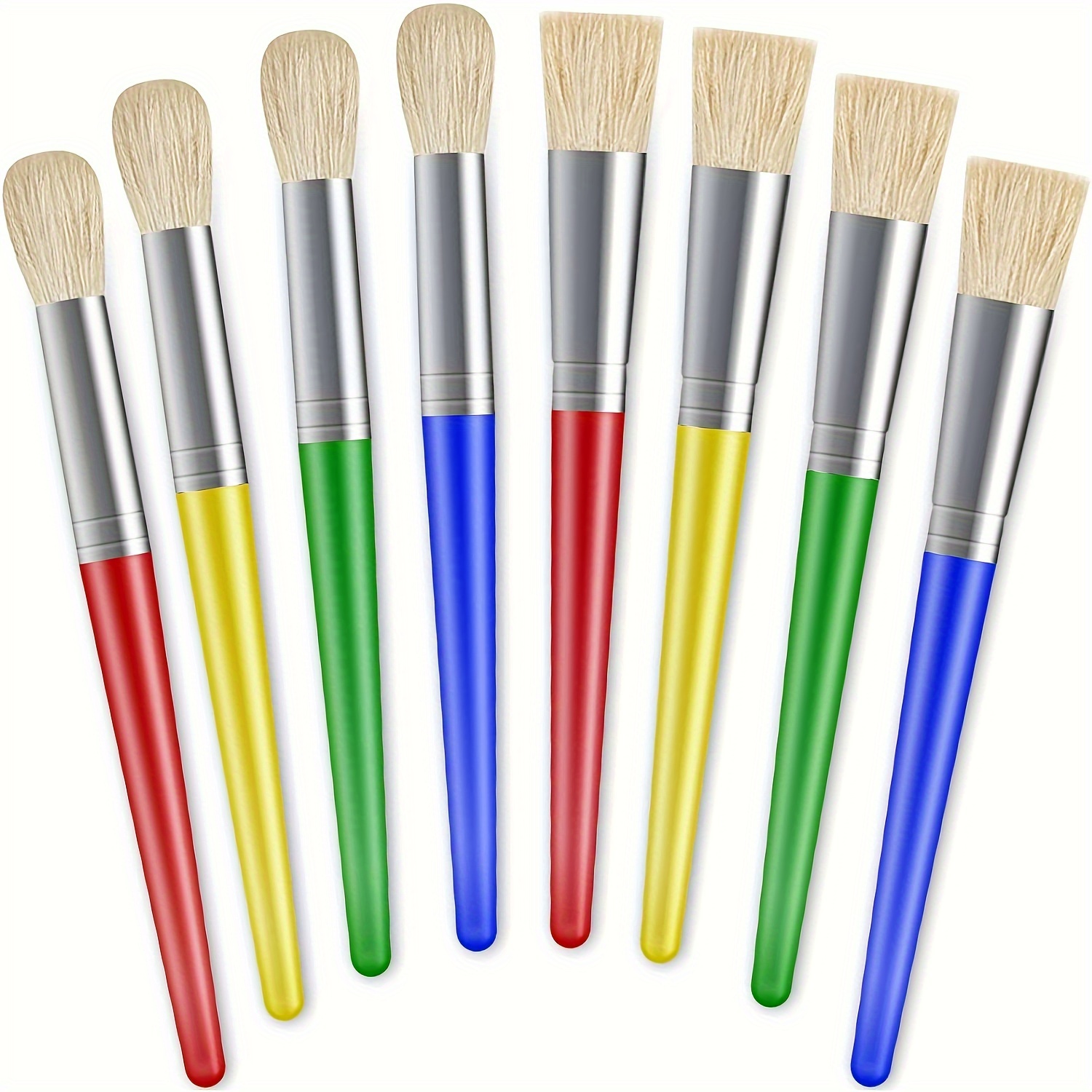 Paint Brushes Big Washable Chubby Students Paint Brushes - Temu