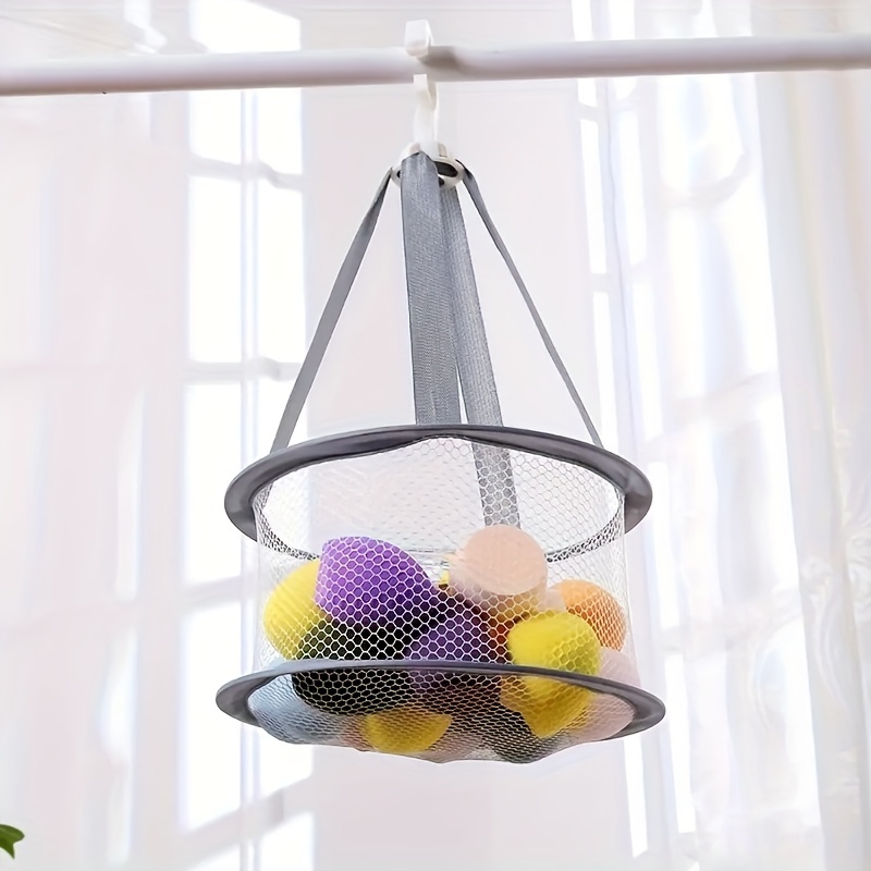 Mini Hanging Mesh Basket Bath Organizer Storage Drying Net - Temu