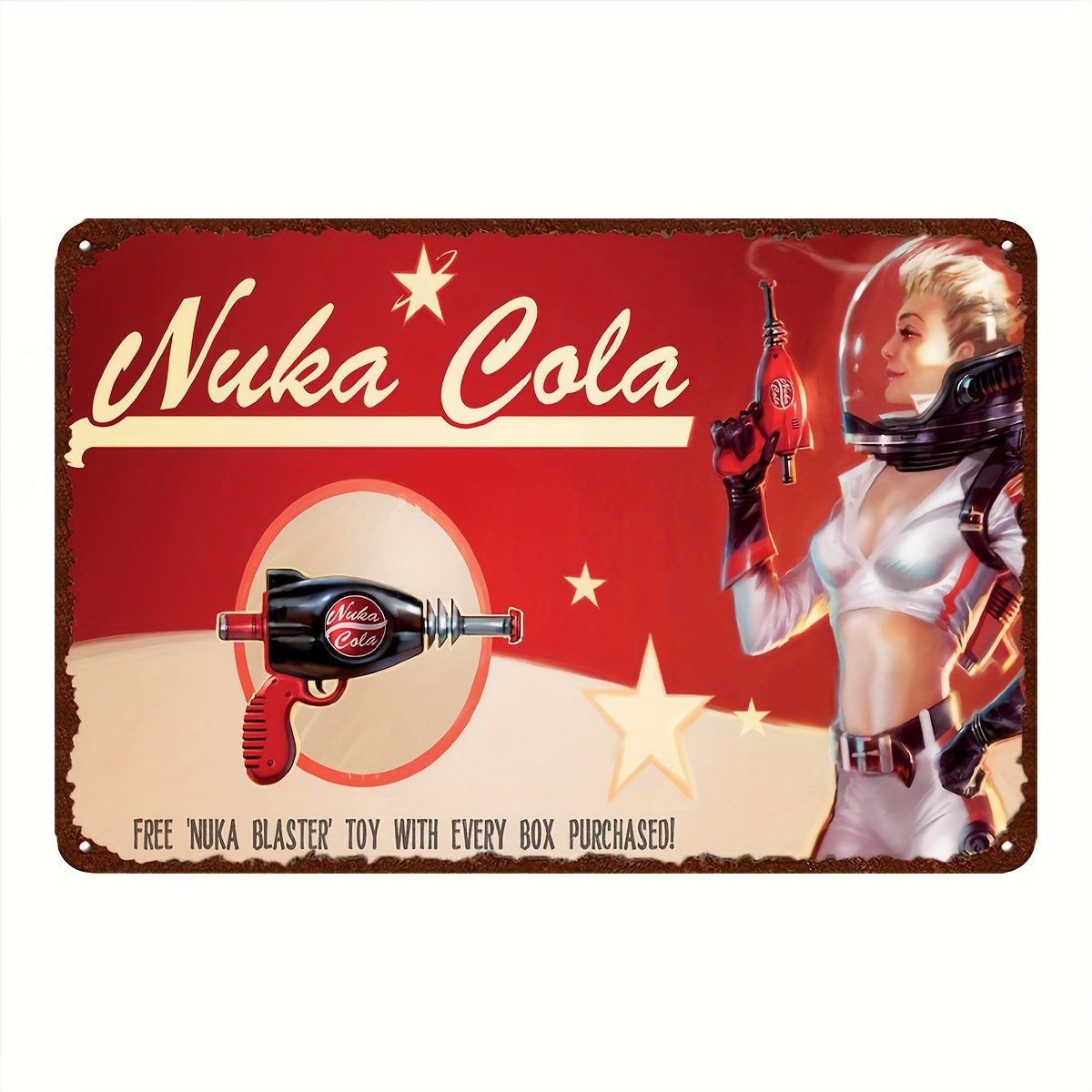 Nuka Cola Tin Sign Wall Art For Man Cave ,Art Poster For Bar Pub