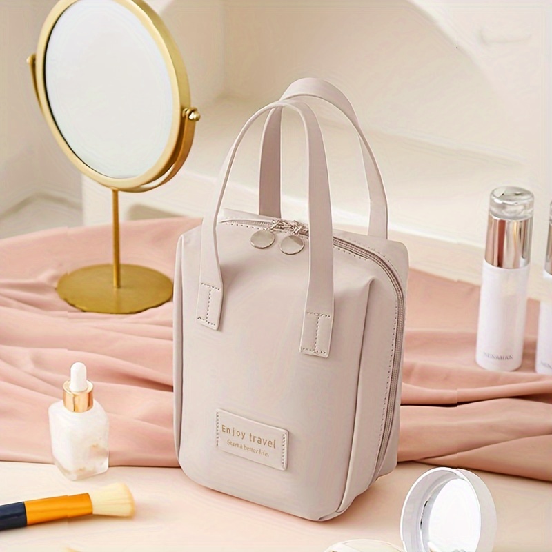 Borsa Per Trucco Portatile Impermeabile, Borsa Per Cosmetici Di Grande  Capacità, Organizer Per Articoli Da Toeletta E Custodia Per I Viaggi - Temu  Italy