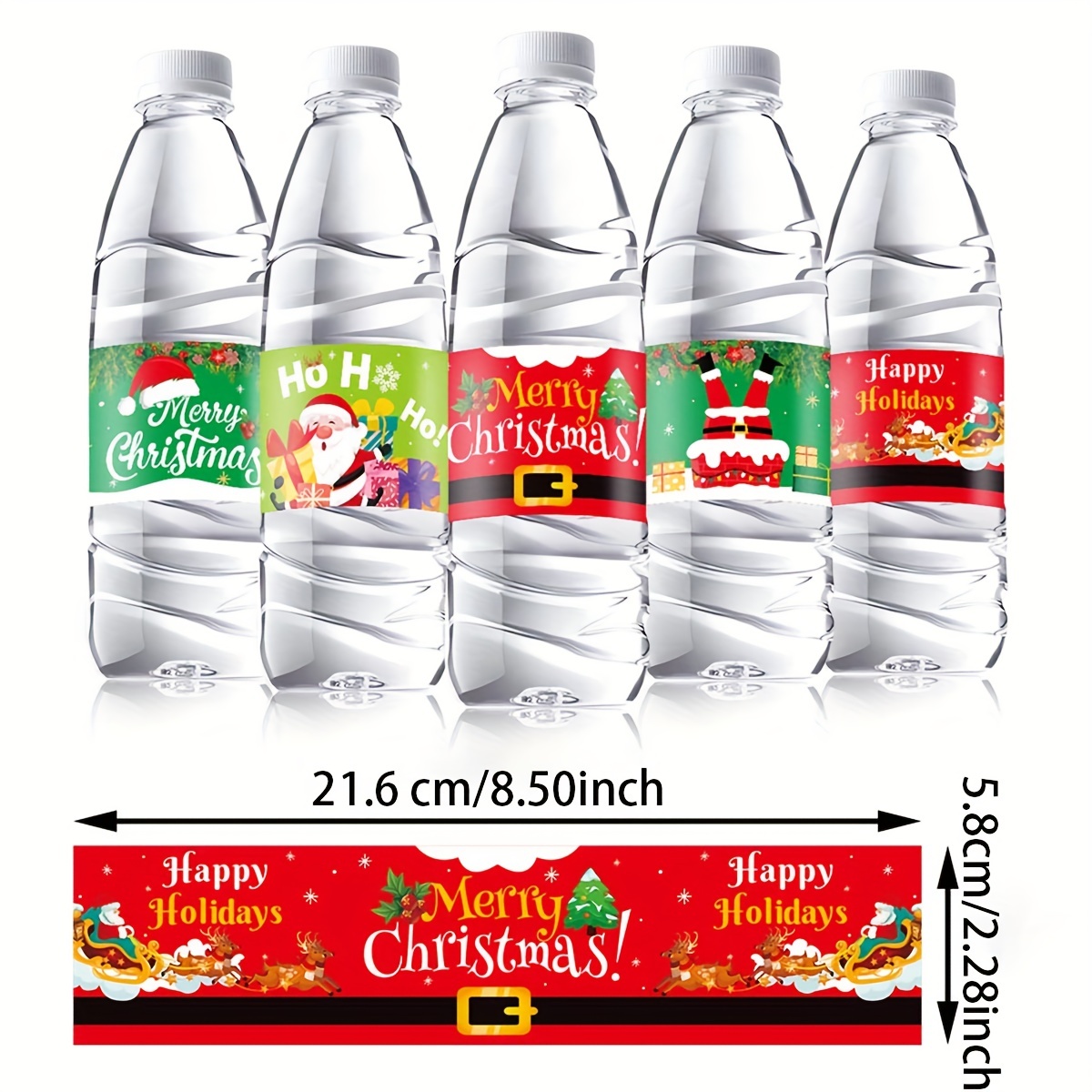 Christmas Water Bottle Labels Water Bottle Labels Christmas 
