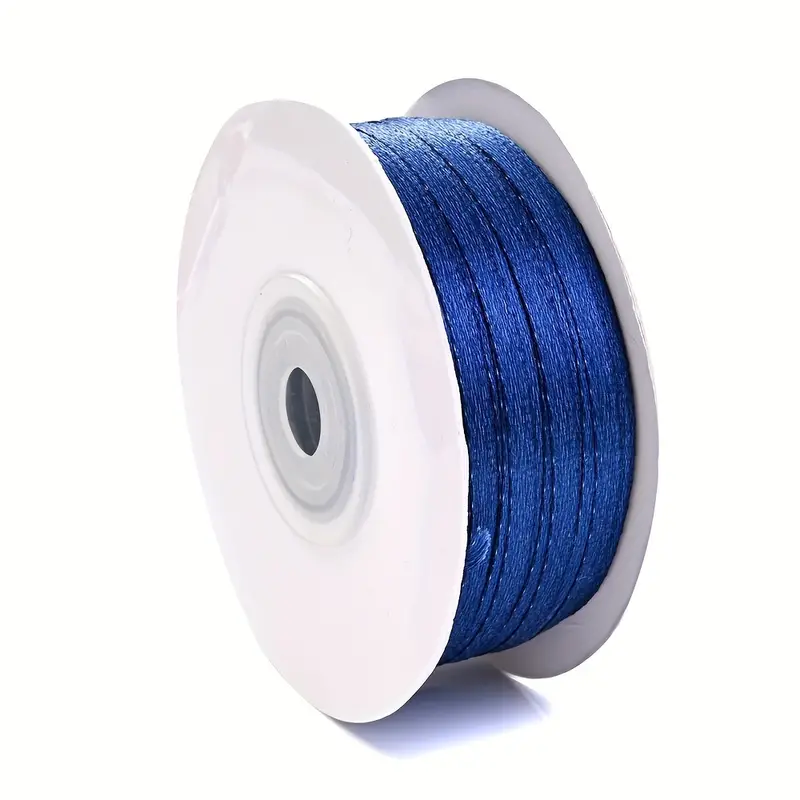 Electric Blue Ribbon 2 inch Ribbons for Crafts Gift Ribbon Satin Blue Solid  Ribbon Roll 2 in x 25 Yards