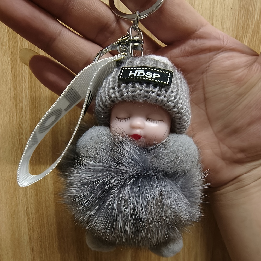 Wool Doll Backpack, Backpack Pendant, Car Key Pendant