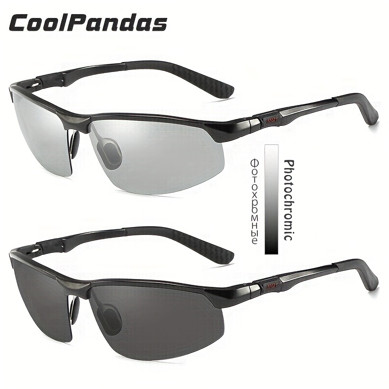 Coolpandas Men's Photochromic Polarized Sunglasses Casual - Temu New Zealand