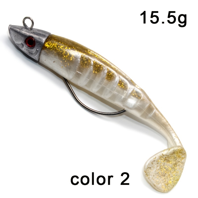 Mix Color Luminous Soft Lure Silicon Lure Paddle Tail - Temu