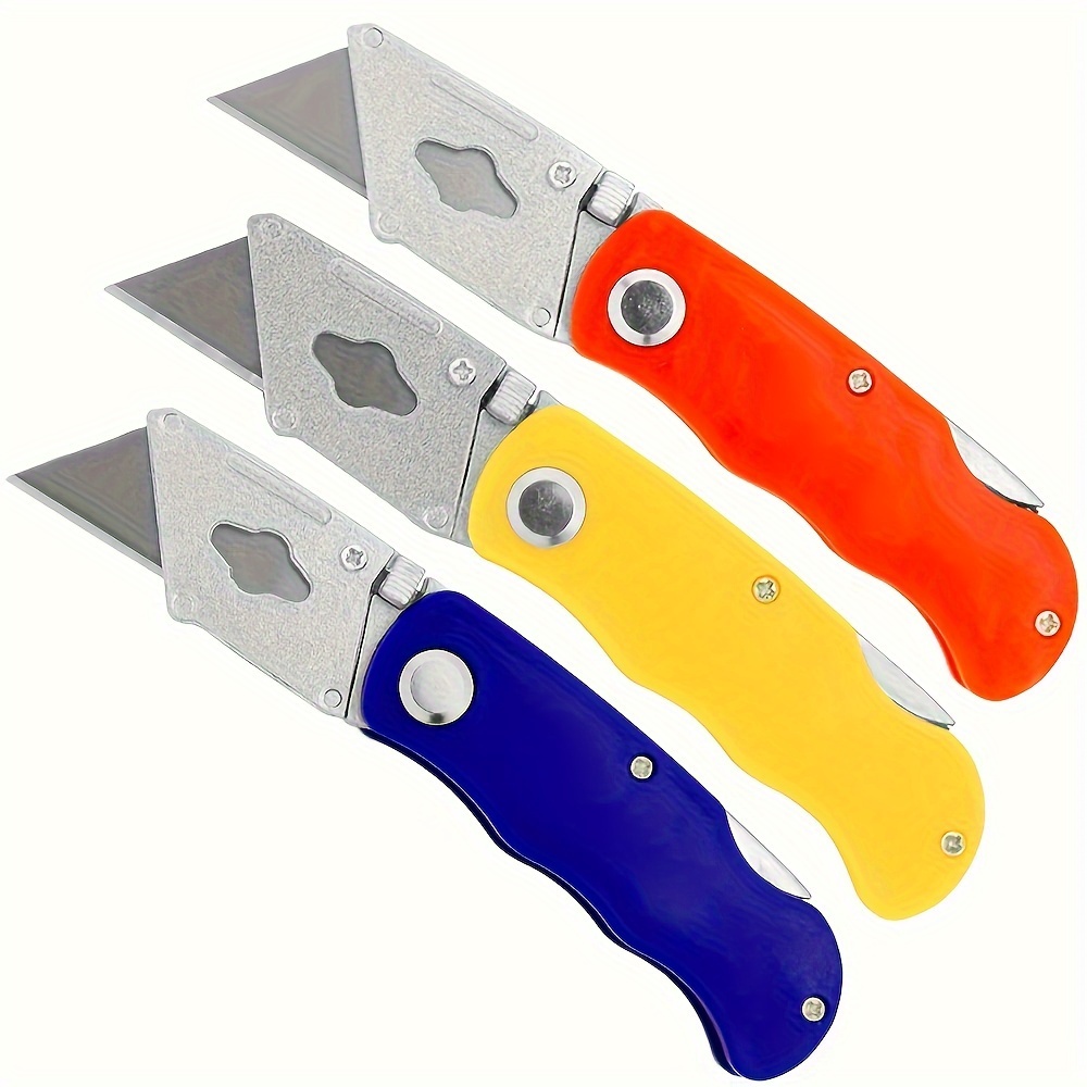 6 in 1 Multi Tool Stainless Steel Metal Box Cutter Retractable