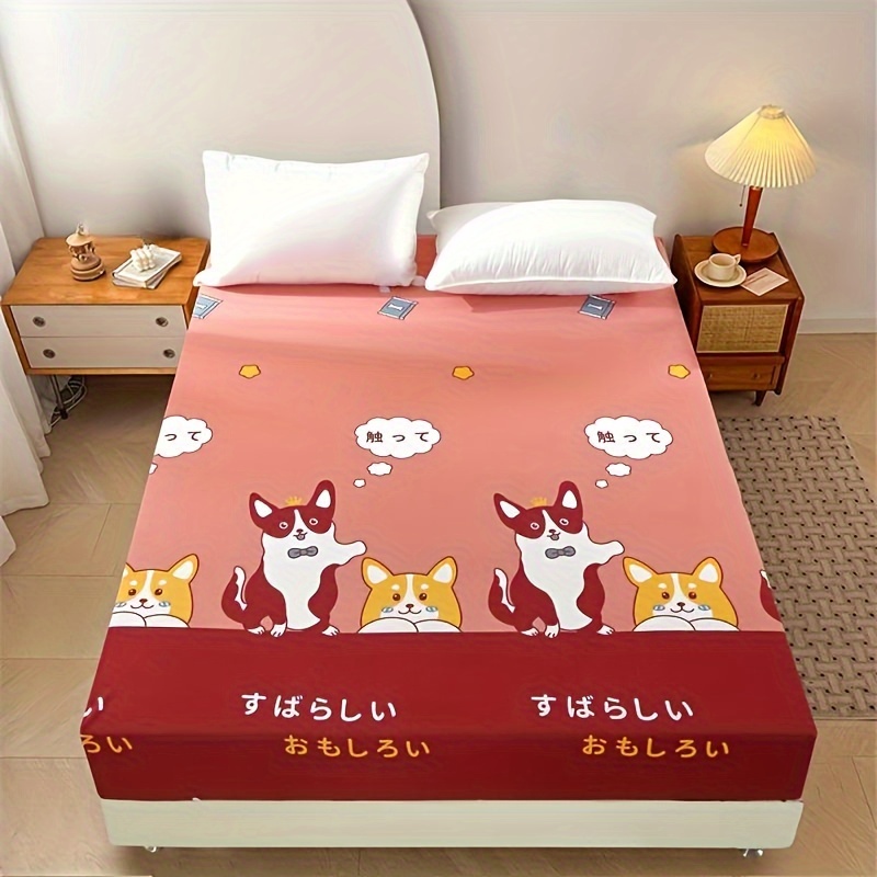 100 Polyester Waterproof Fitted Sheet (without Pillowcase) Temu Kuwait