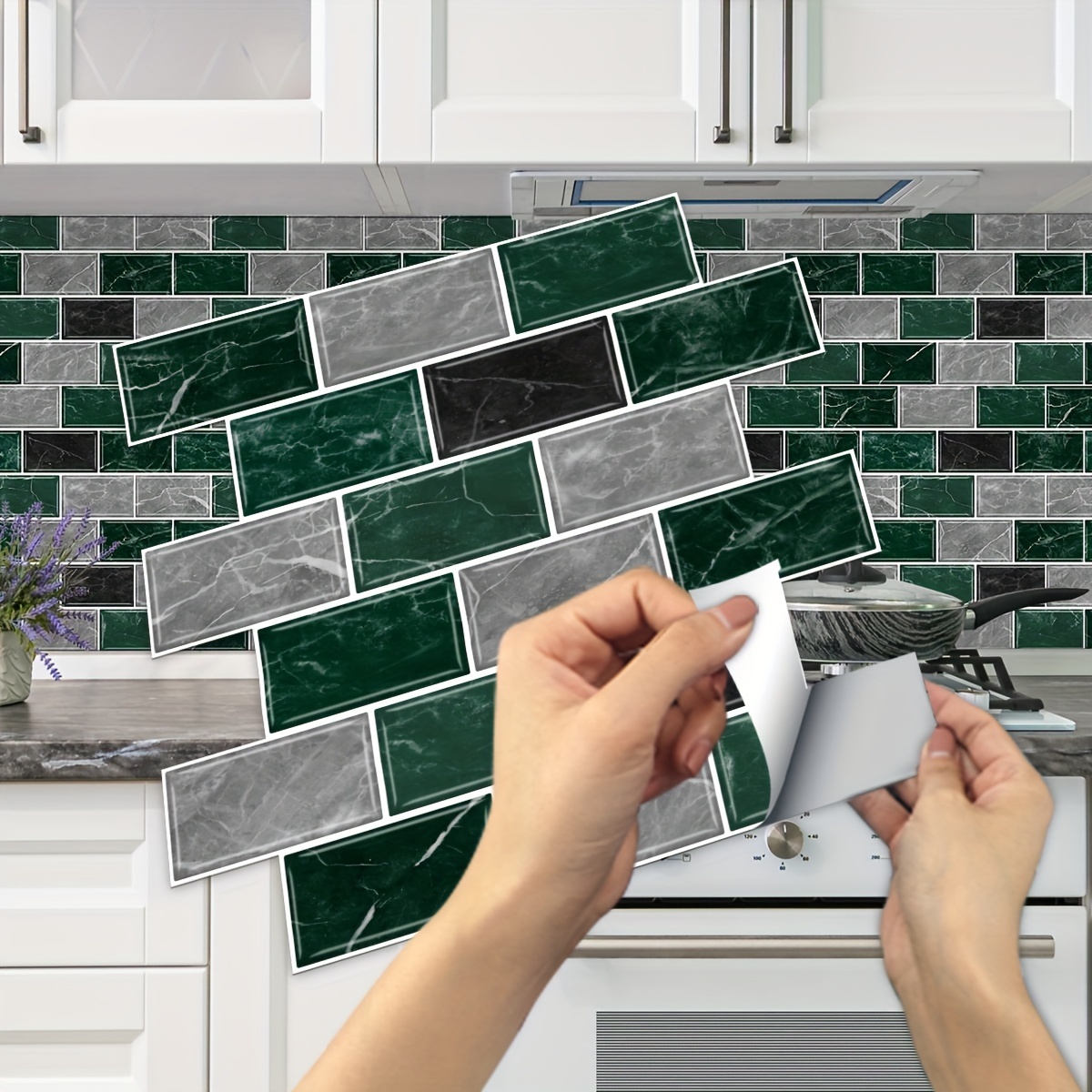Marble Subway Tiles Peel And Stick Backsplash For Kitchen - Temu