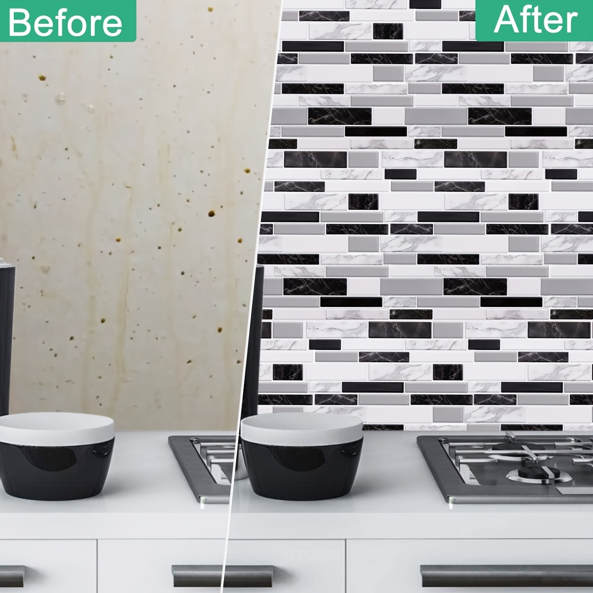 Peel And Stick Kitchen Backsplash Subway Tile Self adhesive - Temu