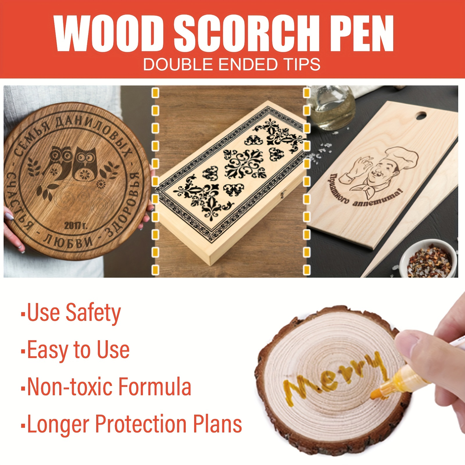 Woodburning Pen Tool Non toxic Marker Burning Wood Chemical - Temu