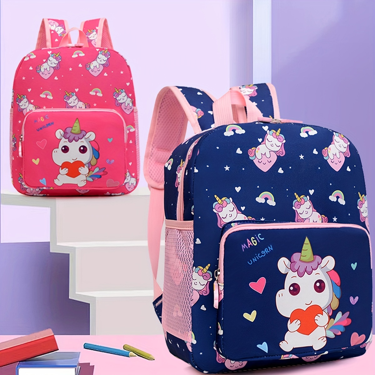 Kids Backpacks Cute Unicorn Backpack Kindergarten Mini - Temu