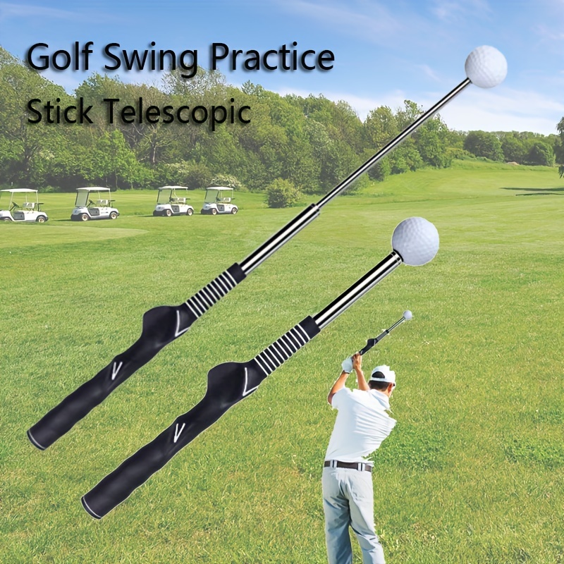 Golf Swing Practice Trainer Telescopic Golf Swing Trainer - Temu
