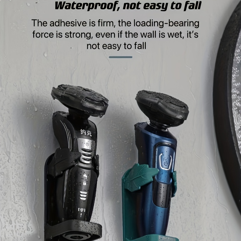 Waterproof Razor Holder, Storager Wall-mounted Shaver Rack