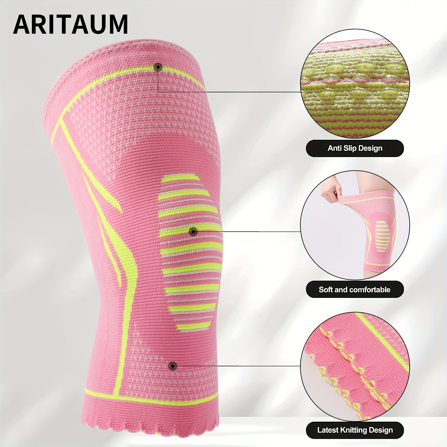 Knee Compression Sleeve Women Men Knee Braces Running Knee - Temu