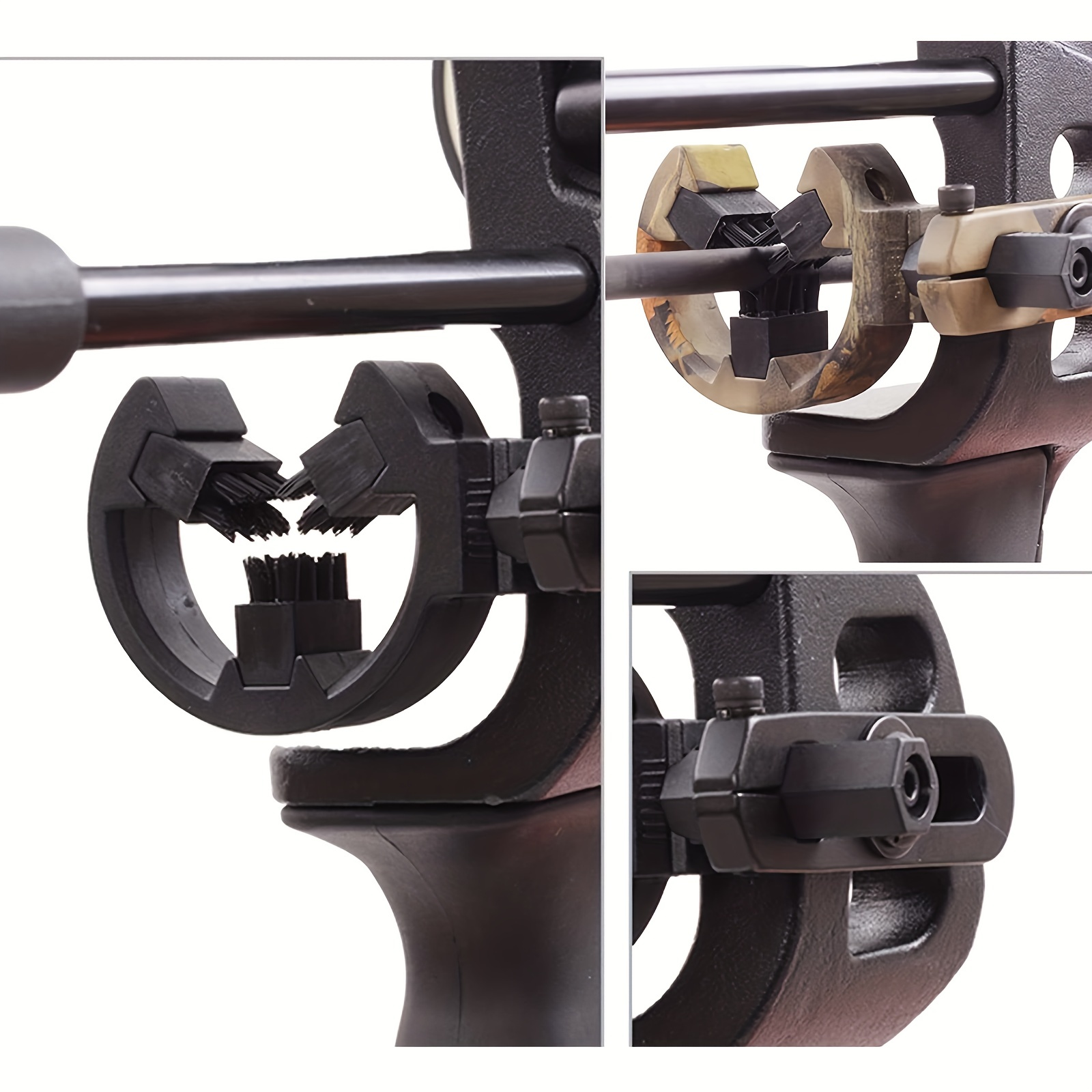 Compound bow arrow clearance holder